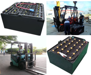 Ắc quy là bộ phận không thể thiếu cho xe nâng điện