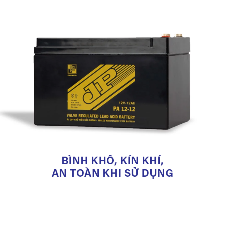 Bộ 5 bình ắc quy cho xe đạp điện, xe máy điện