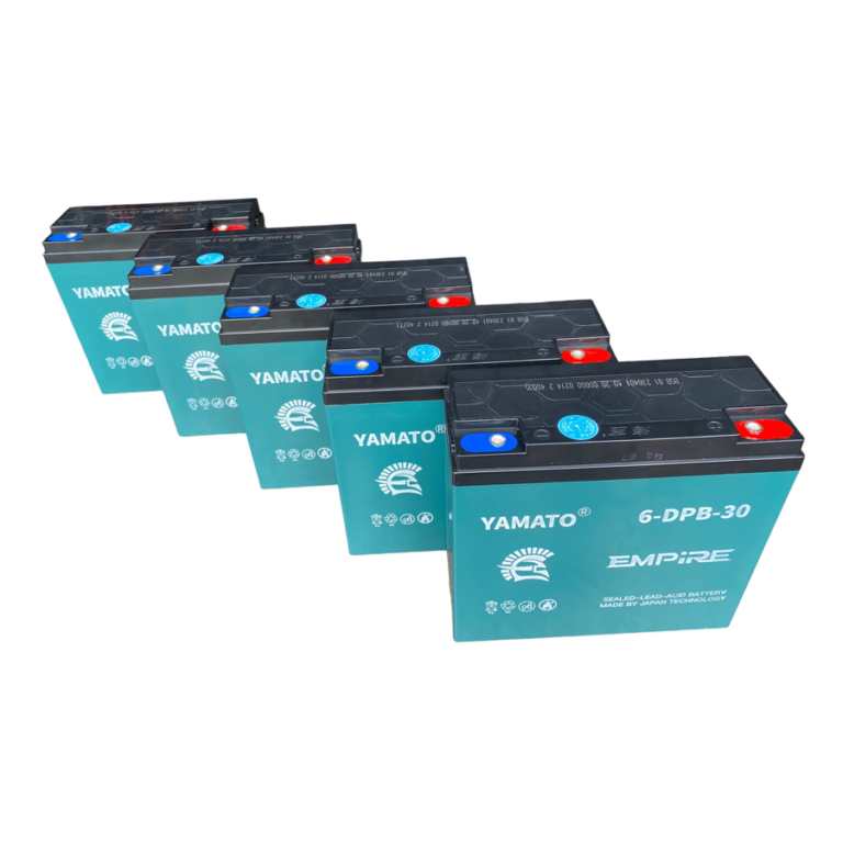 Bộ 5 bình ắc quy Yamato 6-DPB-30 cho xe máy điện