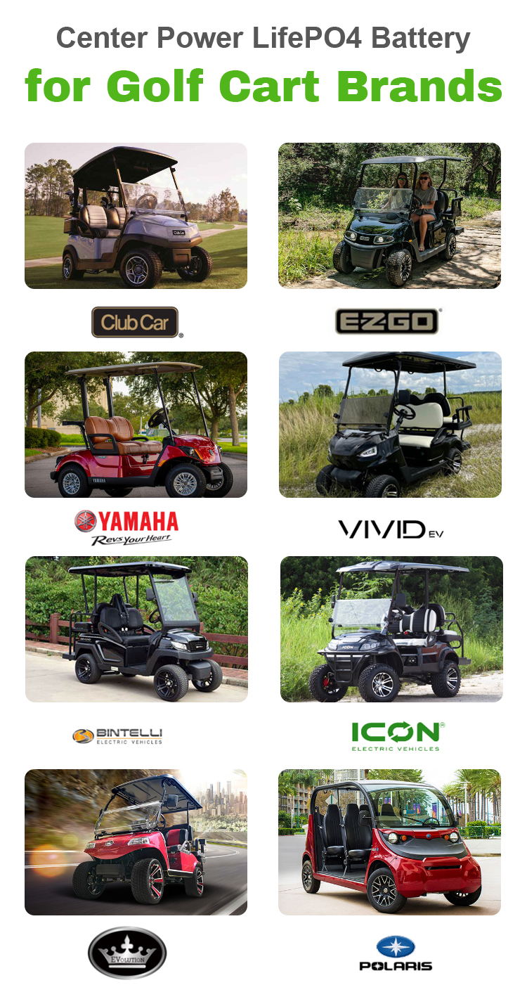 Pin Xe Golf LiFePO4 48V/100Ah