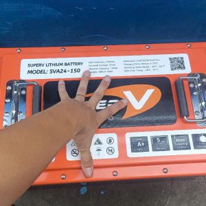 Pin Lithium SuperV cho xe nâng người 25.6V (SVA24-150)